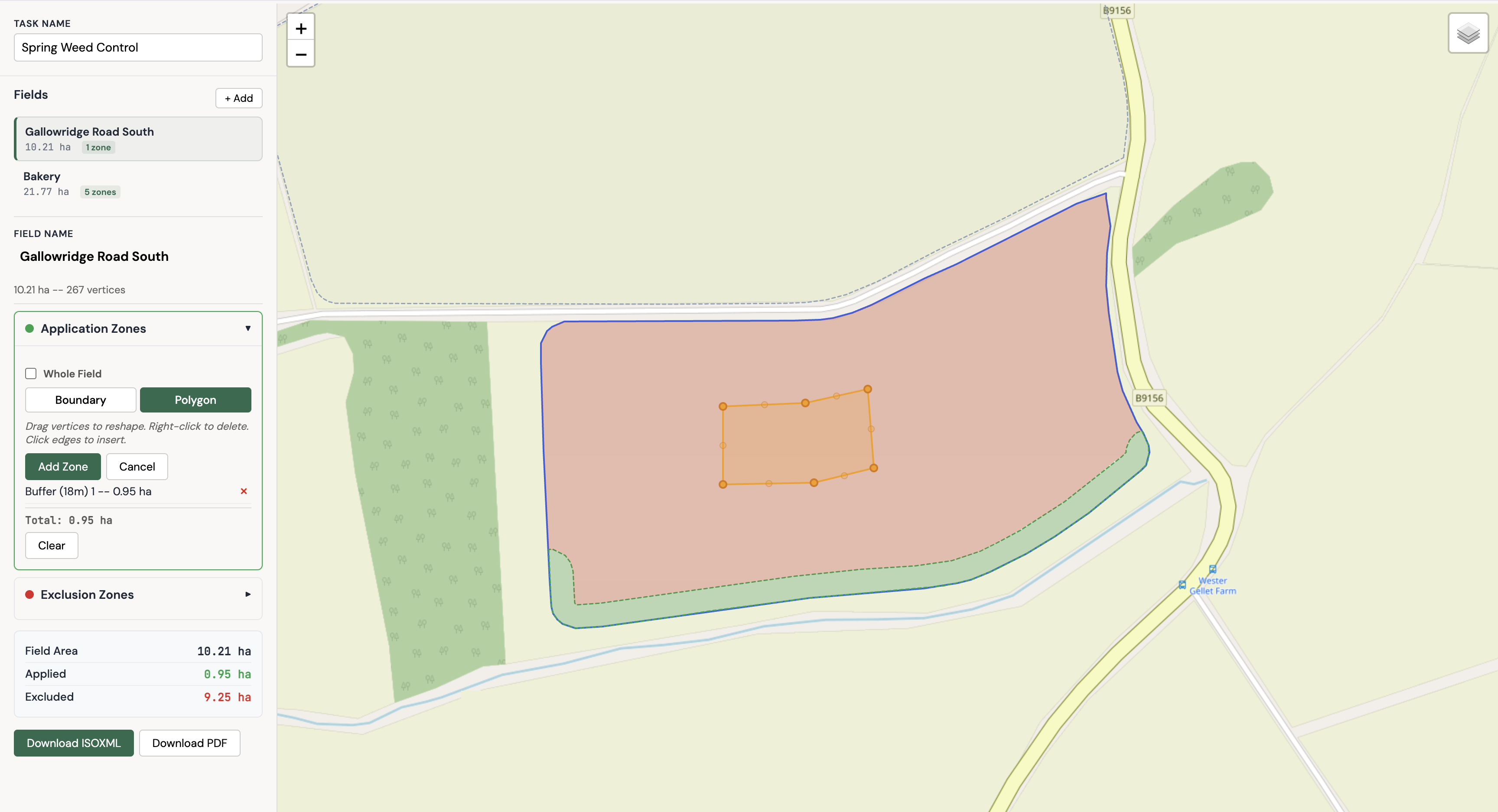 Freeform polygon mode